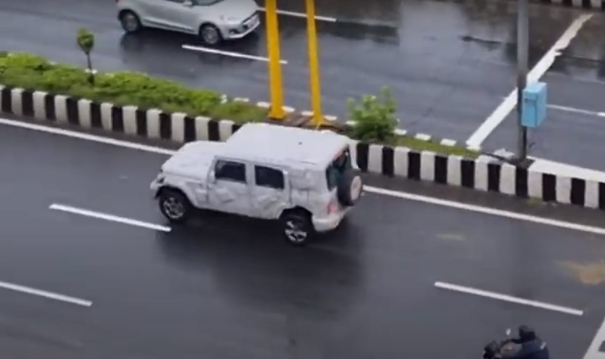 Mahindra to launch new 5-door Thar SUV Mahindra Thar 5-door Spotted With Sunroof
