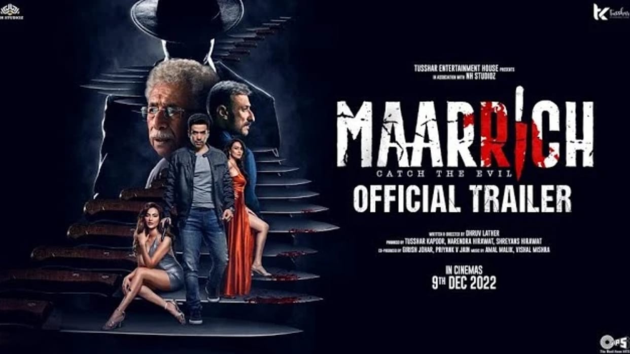 Maarrich trailer out starring Tusshar Kapoor Naseeruddin shah anita hassanandani murder mystery film