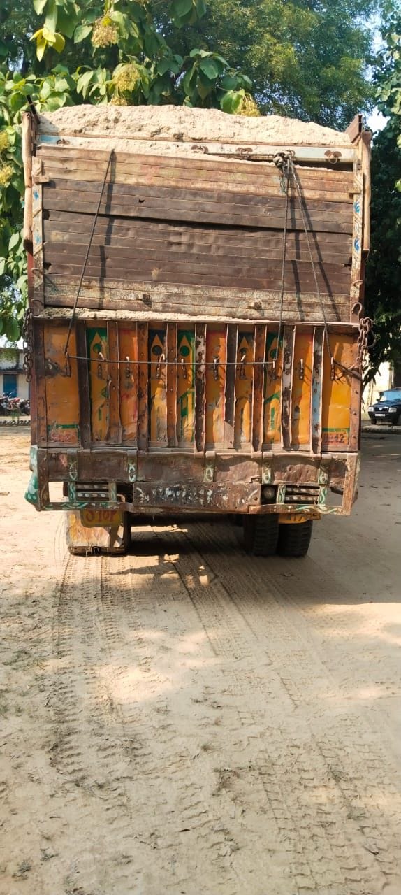 three truck and one jcb seize