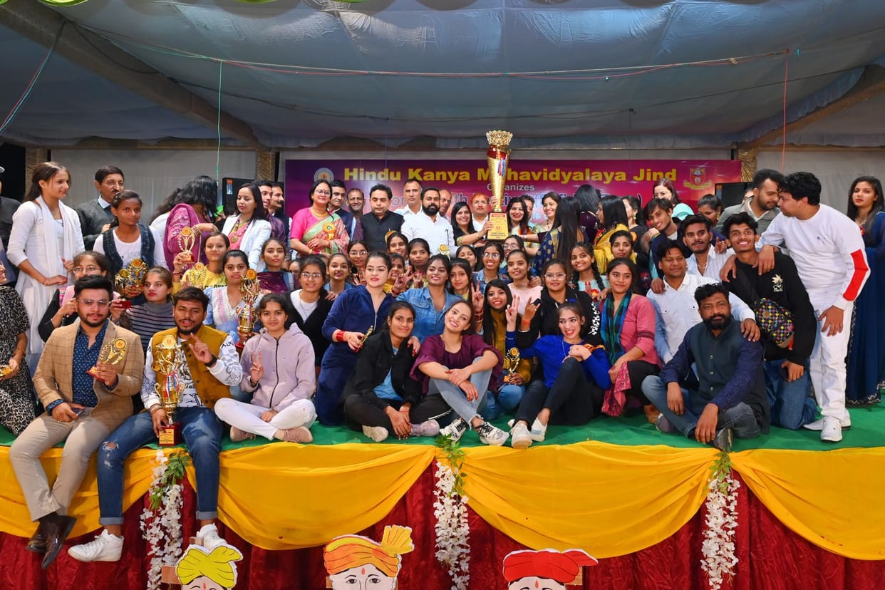 The team of Hindu Girls College was the overall winner in the youth festival