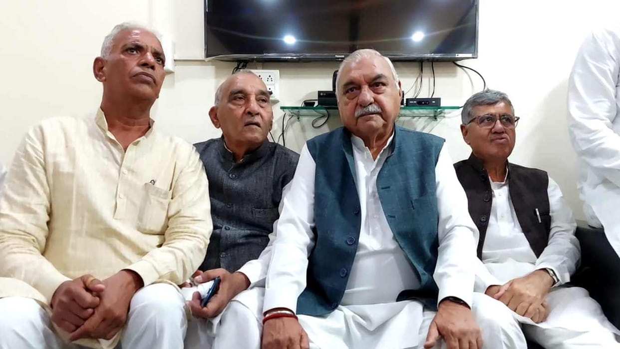 Former Haryana CM Bhupinder Singh Hooda targeted AAP and BJP in a press conference