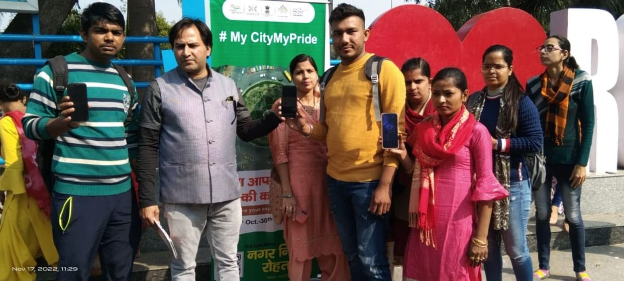 Survey team asked questions for smart city, how are health, education and traffic facilities
