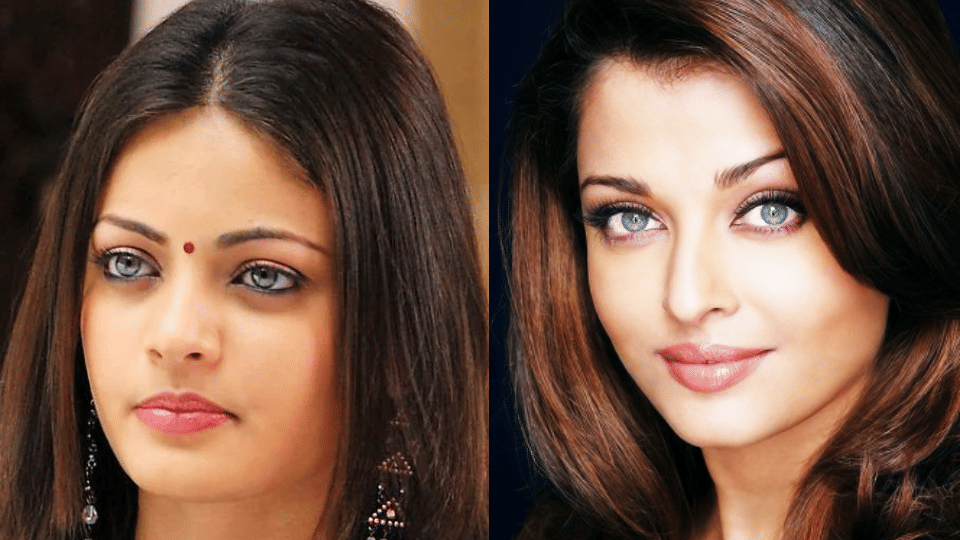 Bollywood actresses have same appearance divya bharti sridevi aishwarya rai madhuri dixit katrina kaif zareen