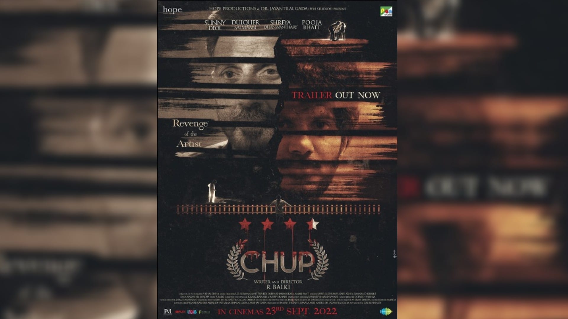 sunny deol Dulquer Salmaan  chup revenge of the artist film will release on zee5 ott platform on 25 November