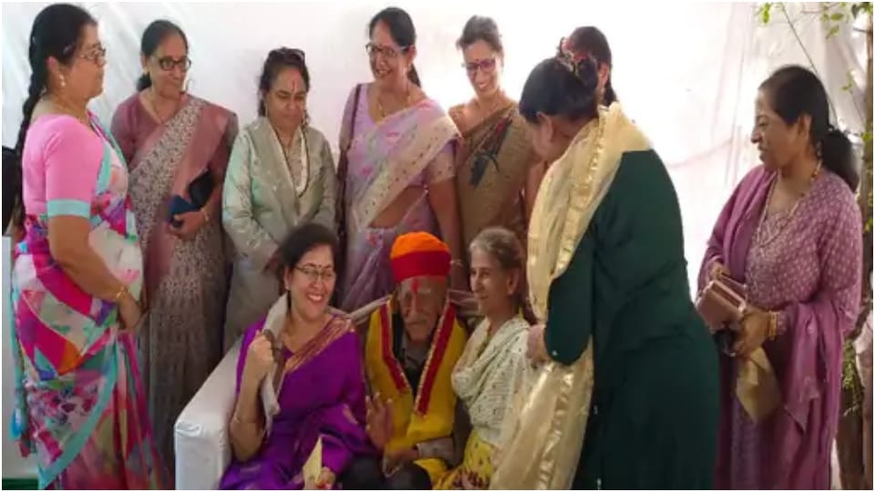 Former army man Chandiprasad celebrated 104th birthday Second World War jodhpur