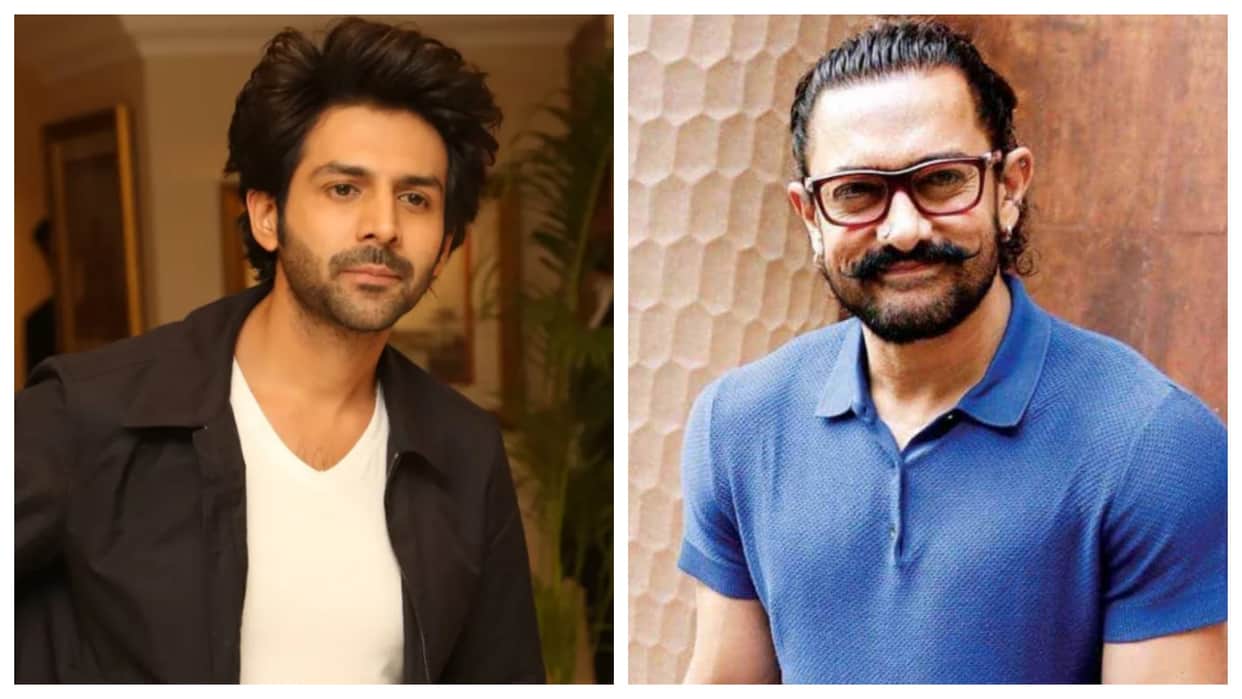 Filmy Wrap: KBC 14 kartik Aaryan Duplicate on Hot Seat Aamir Khan Dance Video of Daughter Ira Engagement Viral
