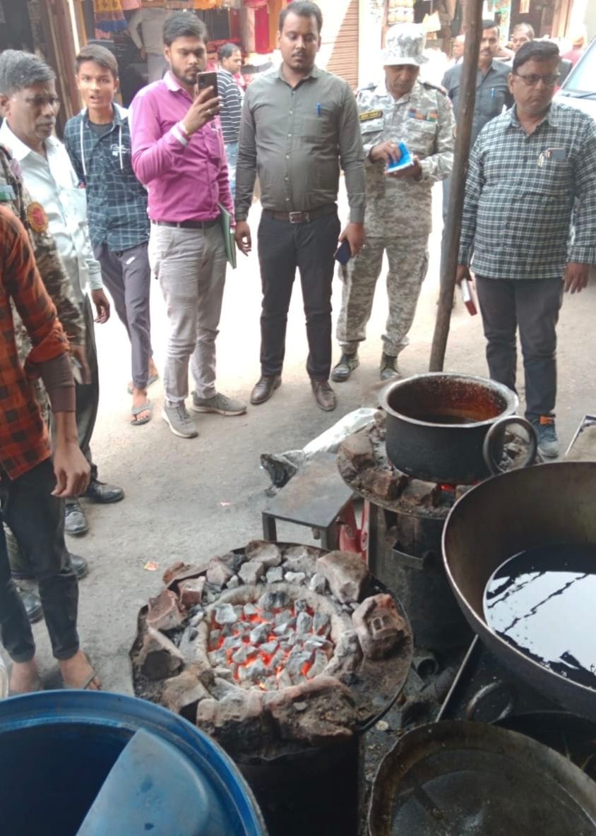 Furnaces found burning with coal in industrial area, fine of 12000