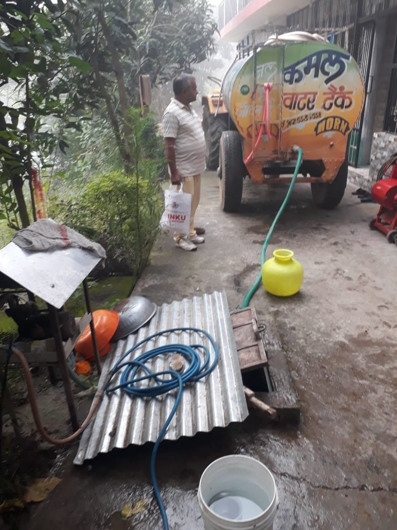 Drinking water supply in Khatarwad only one day a week