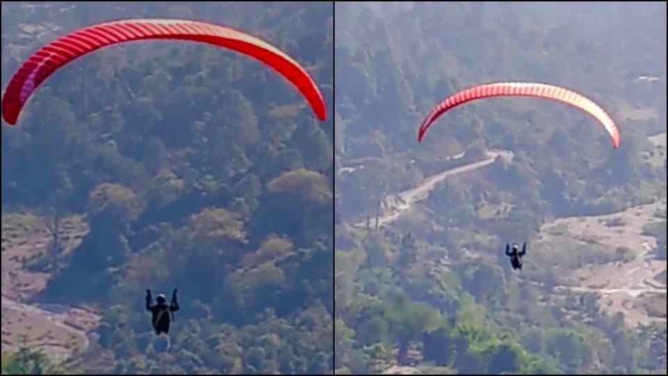 paragliding trials done in Bhaderwah Patnitop Kishtwar Sanasar of jammu division