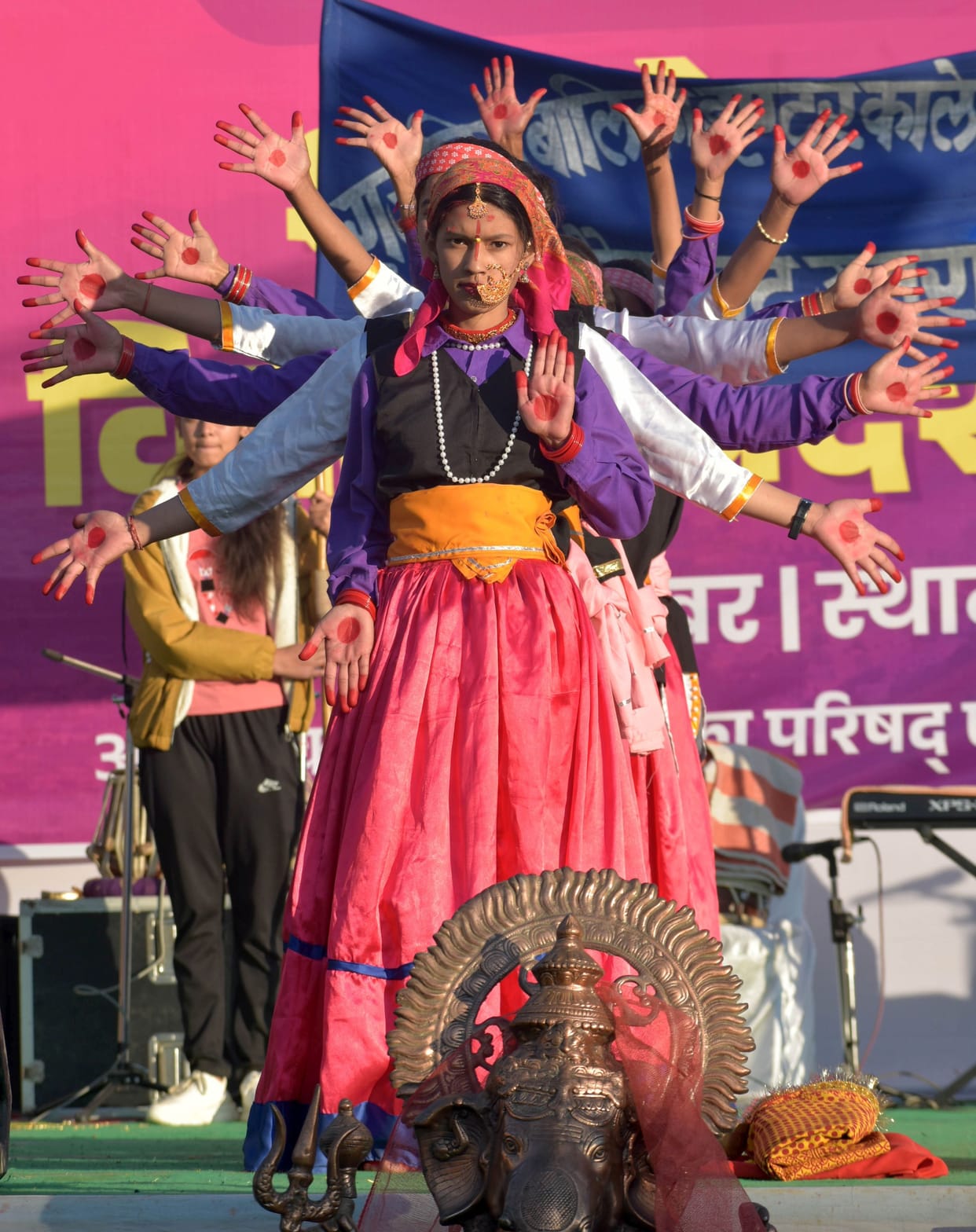 Children enthralled by cultural programs