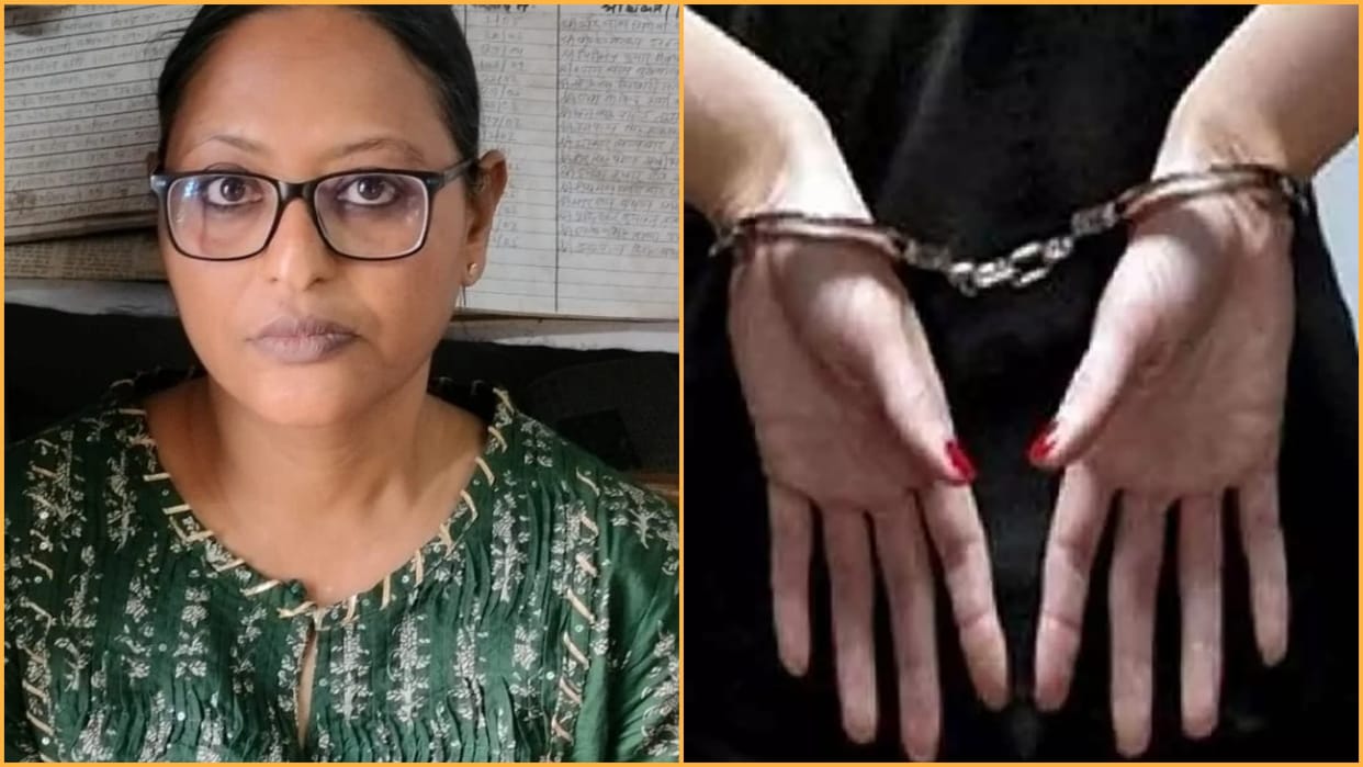 ACB arrested female patwari taking bribe of five thousand rupees in Udaipur