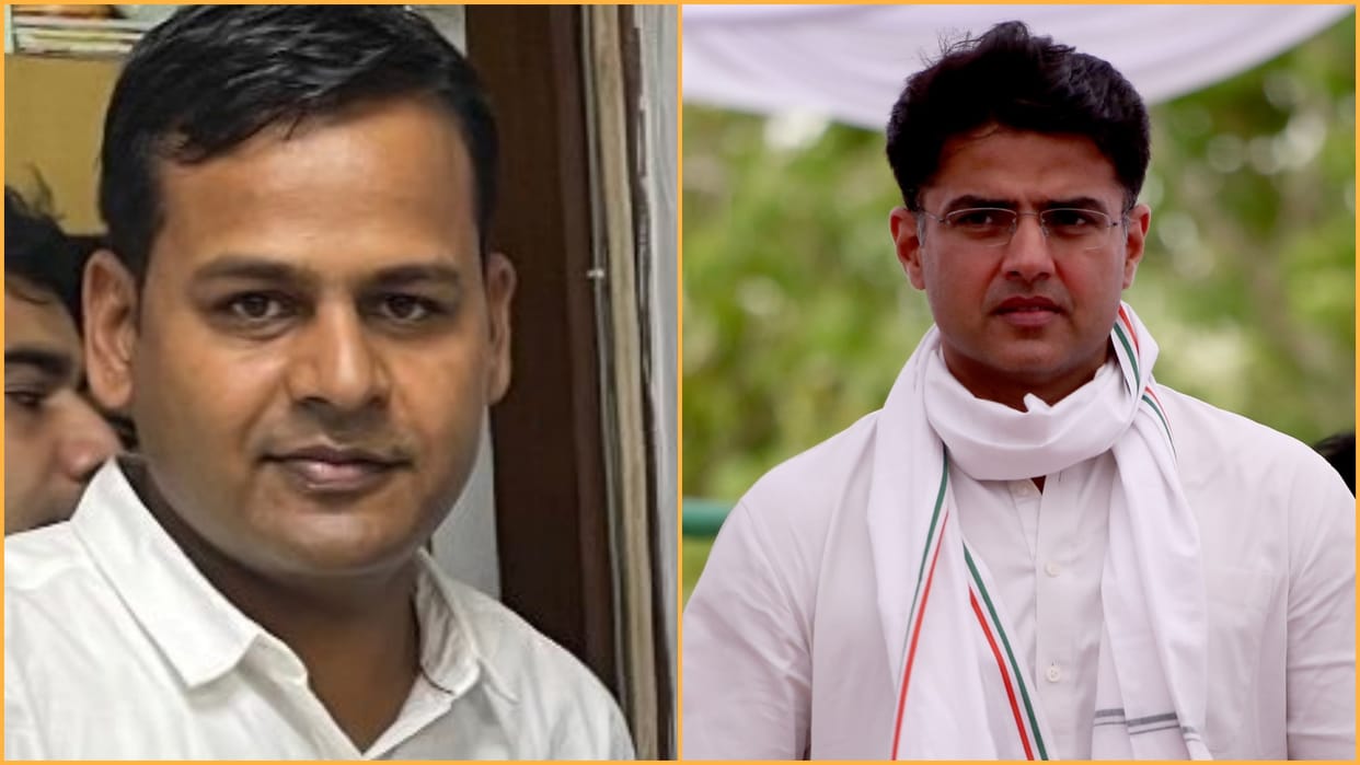 Sachin Pilot supporter Rajasthan Youth Congress Vice President Rakesh Meena resigns