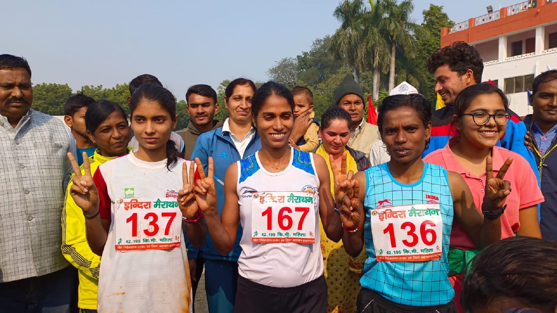 Indira Marathon 2022 Even Olympians could not break Swaroop and Satyabhama's record