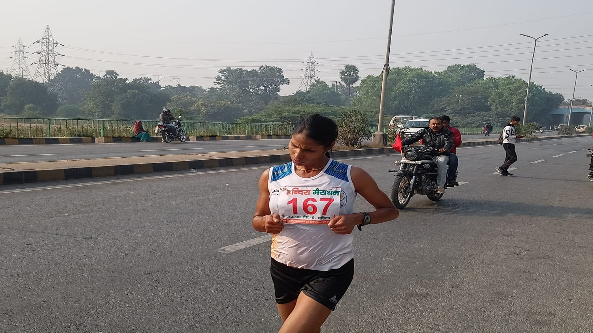 Indira Marathon 2022 Even Olympians could not break Swaroop and Satyabhama's record