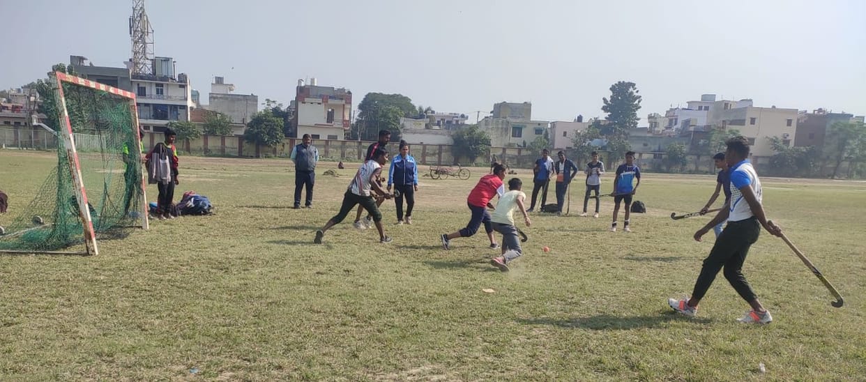 Players showed strength in hockey and volleyball trials