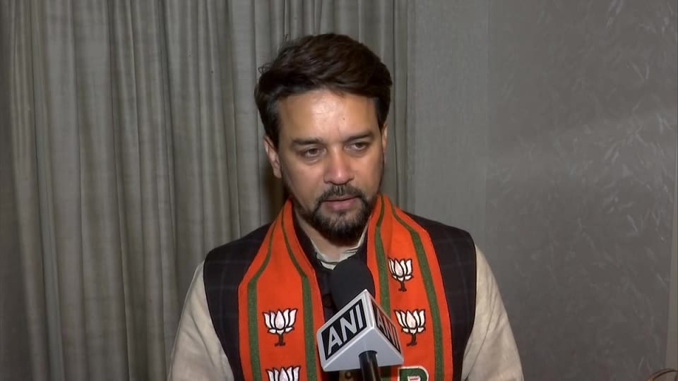 Anurag Thakur asks Has Rahul undergone Covid test after Himachal CM who walked in his yatra found positive