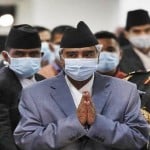 नेपाली प्रधानमंत्री शेर बहादुर देउबा।