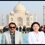 मंगोलिया की कानून राज्यमंत्री बी सोलोंगो के साथ भारत के केंद्रीय कानून राज्यमंत्री