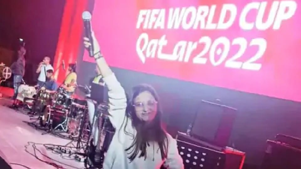 Shefali Chaurasia of Madhya Pradesh will sing in FIFA Football World Cup