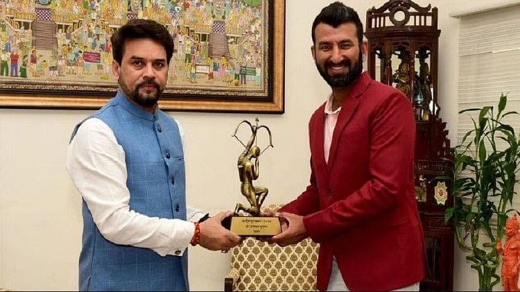 Indian Cricketer Cheteshwar Pujara Received Arjuna Award After Five Years Amar Ujala Hindi