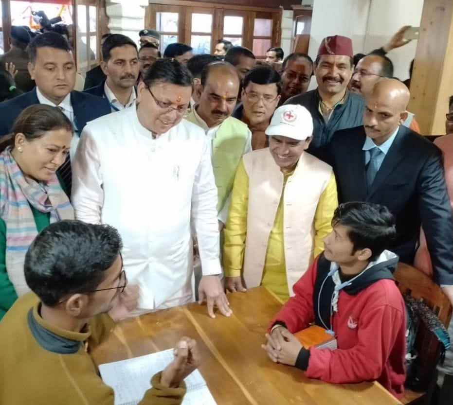 Morning Walk of CM in Almora In The News Today
