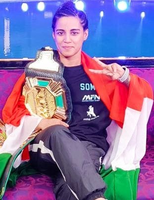 Pooja Tomar secured first position