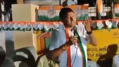 कांग्रेस नेता चंदन ठाकोर।