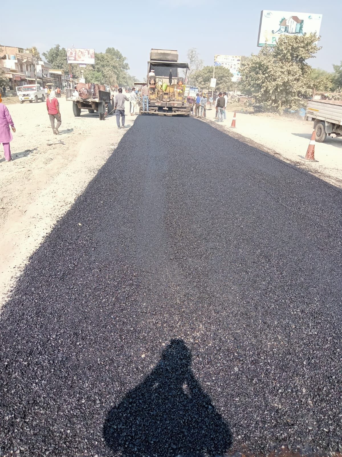 Relief to 1.5 lakh people, JCC company started highway work