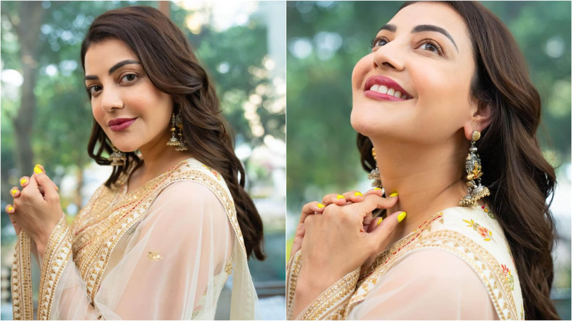 Indian 2 Actress Kajal Aggarwal pens heartfelt note as she performs Griha Pravesh puja at her new home