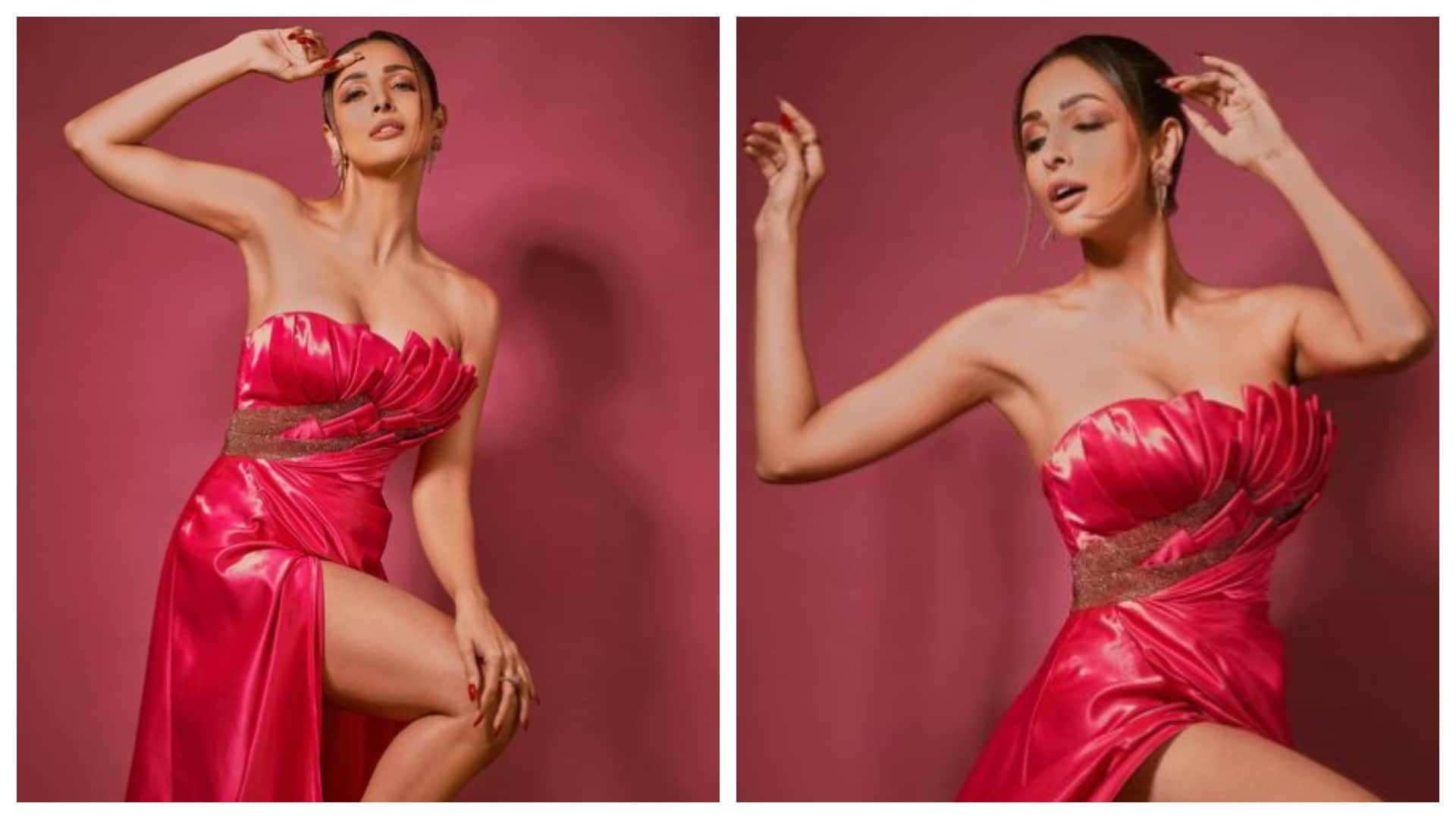 Photos Of The Day: Malaika Arora Hot look in Off Shoulder Gown Janhvi Kapoor Monalisa Sara Ali Khan Pictures