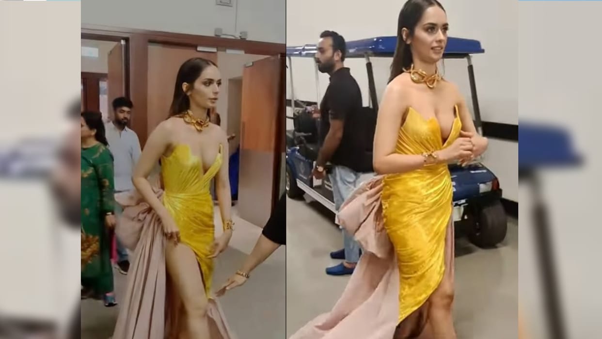 manushi chhillar trolled for her bold dress users says urfi javed se competition