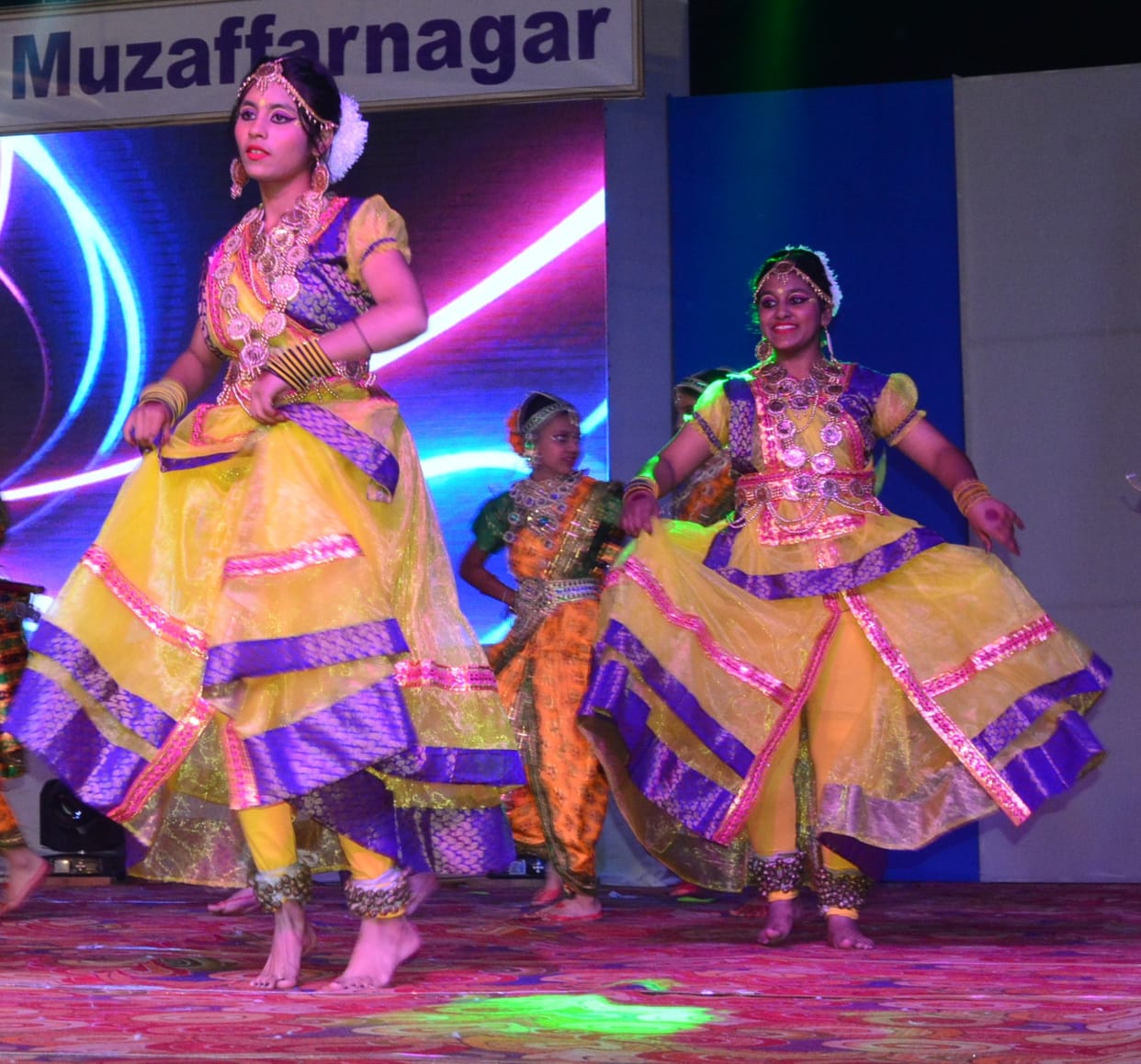 The colorful presentation of the students enthralled everyone