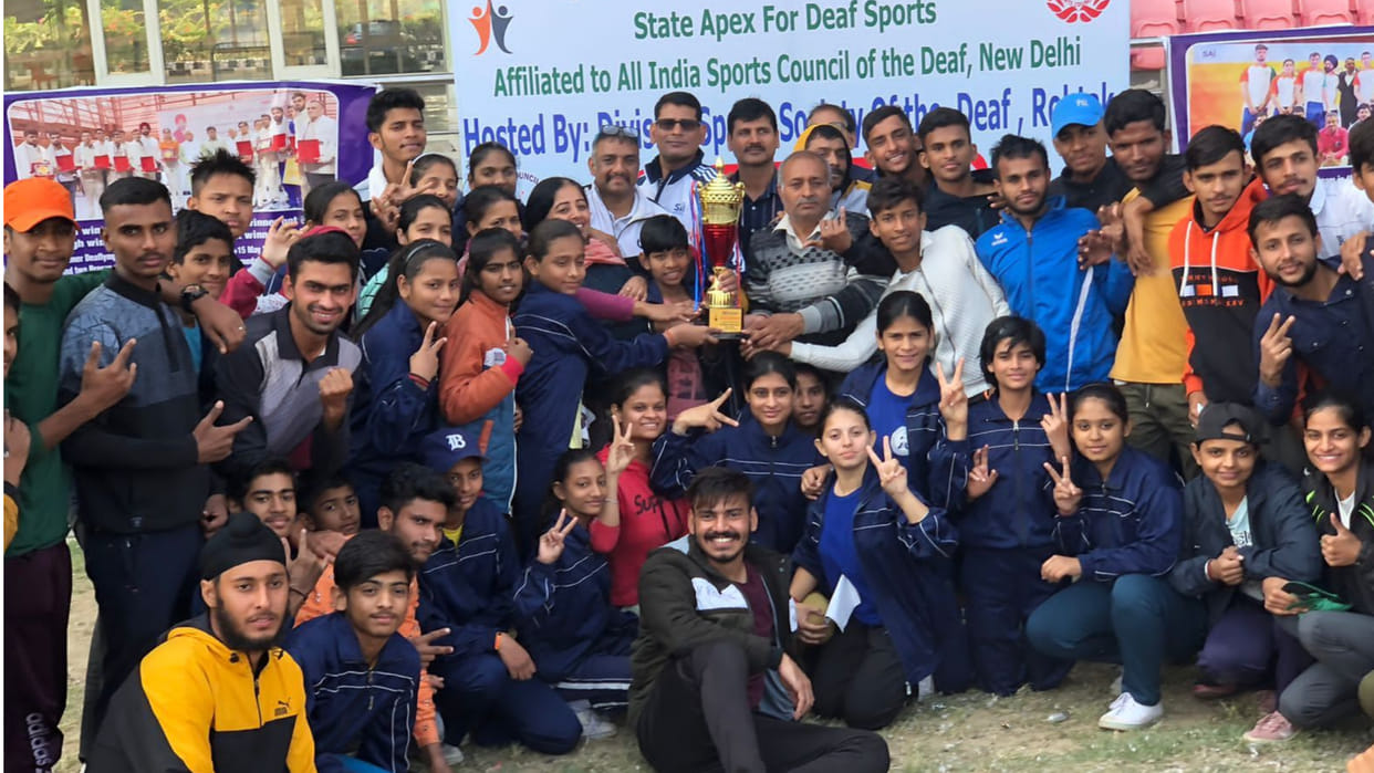 Karnal became overall winner of state level para games