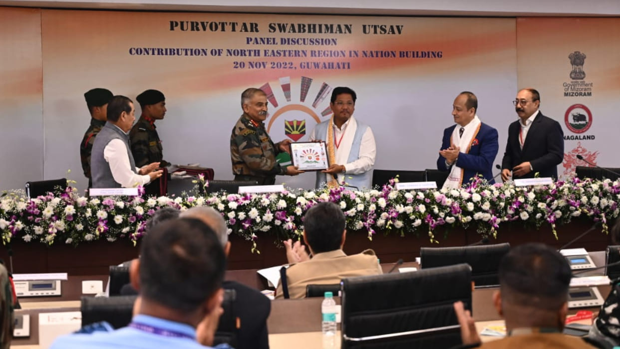 Purvottar Swabhiman Utsav Lt Gen RKP Kalita said situation is continuously improving in Northeast