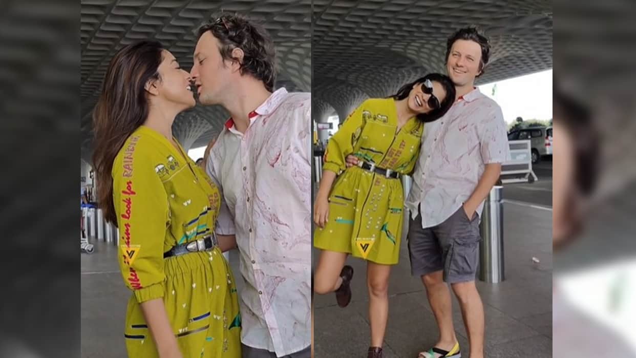 drishyam 2 actress Shriya Saran trolled for kiss her husband front of camera