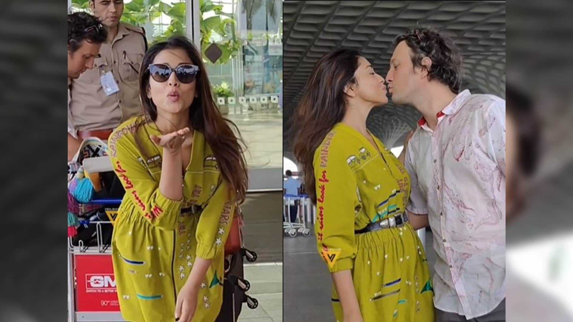 drishyam 2 actress Shriya Saran trolled for kiss her husband front of camera