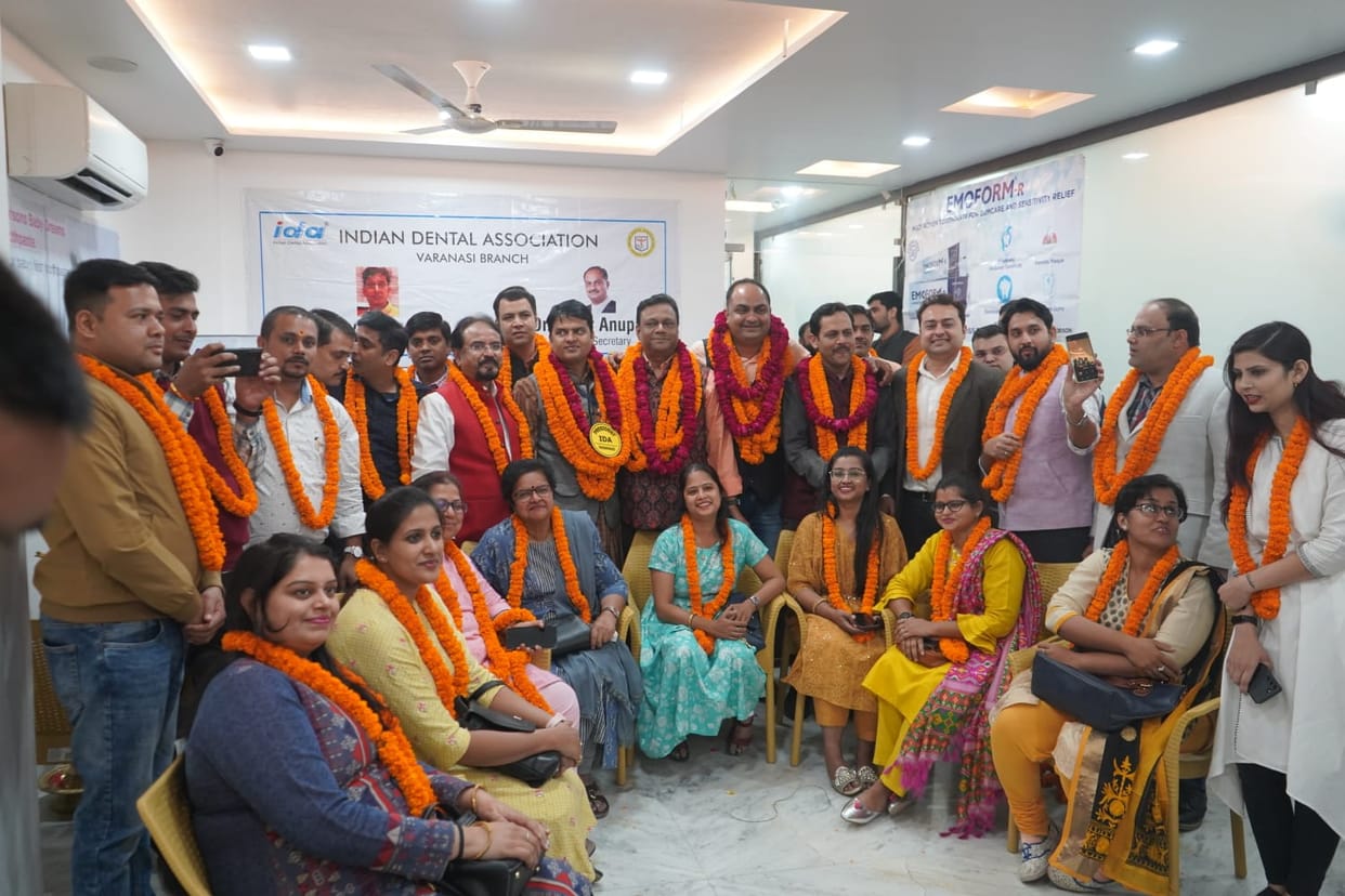 Indian Dental Association: Dr Anupam becomes secretary for third time in Varanasi branch
