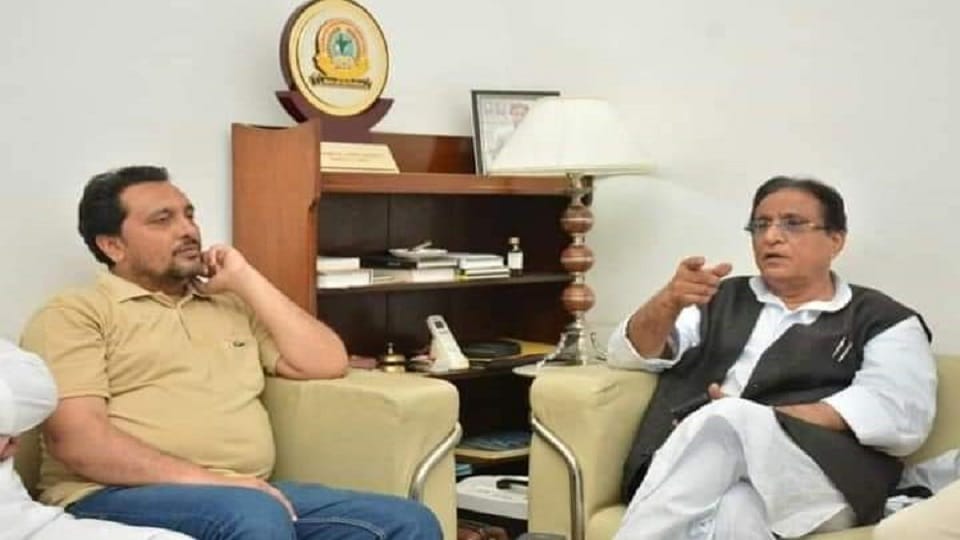 Azam Khans media in charge Fasahat Ali Khan Sanu joins BJP