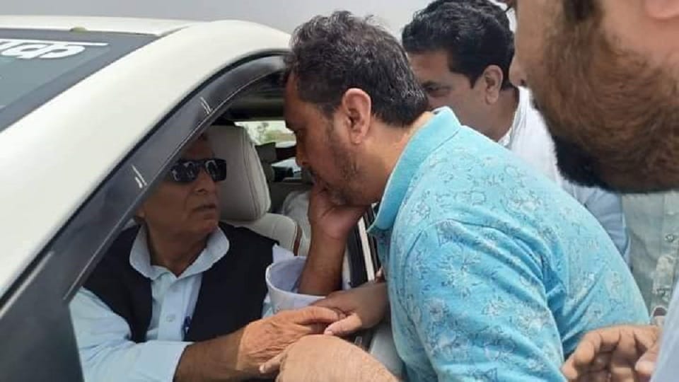Azam Khans media in charge Fasahat Ali Khan Sanu joins BJP