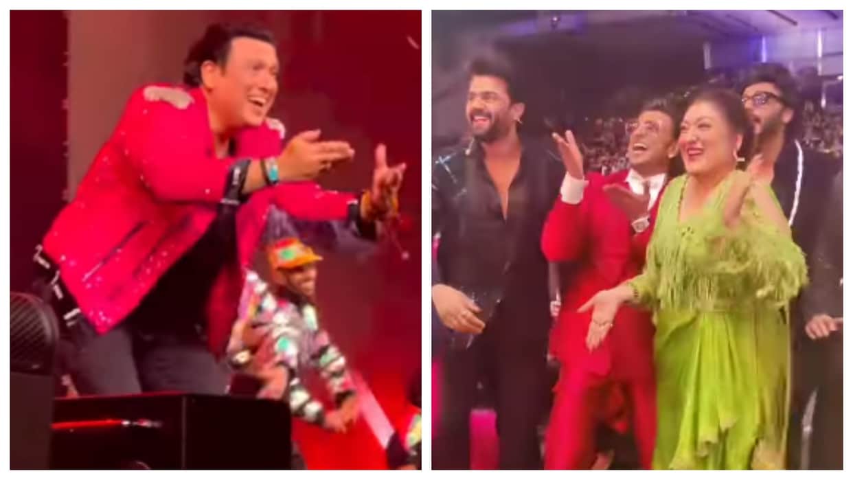Govinda Dance on Main Toh Raste Se Ja Raha Tha Ranveer Singh Arjun Kapoor Also Joined actor video goes viral