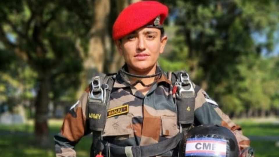 Haryana: Manju Nain become country first woman soldier skydiver
