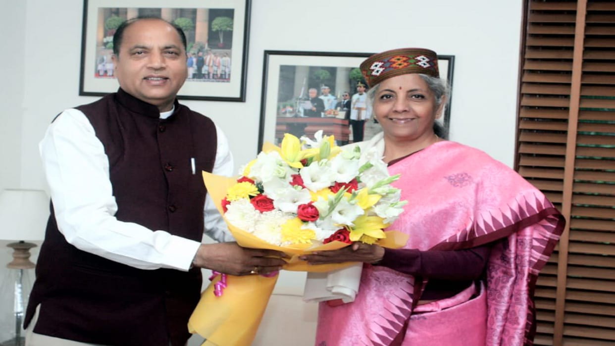 cm Jairam thakur met Union Finance Minister Nirmala Sitharaman, will hold three rallies in Gujarat today