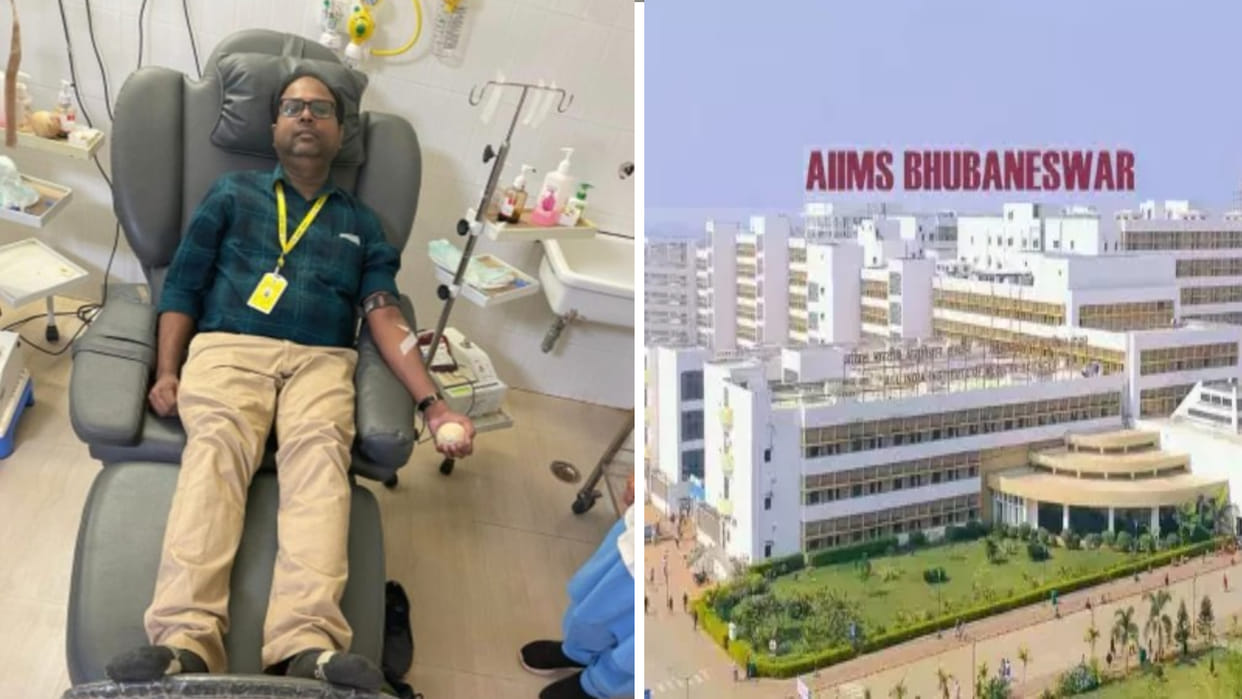 AIIMS Bhubaneswar doc donates blood to save pregnant ladys life