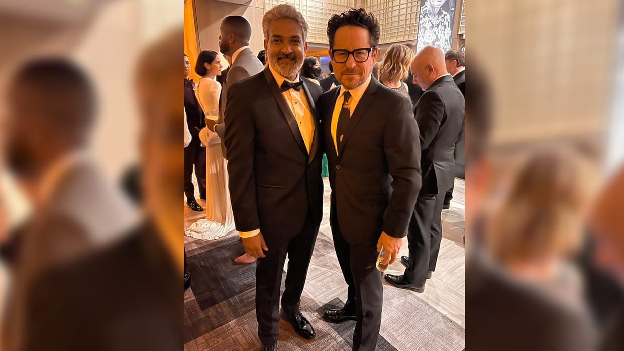 SS Rajamouli film meets tom cruise film Mission Impossible director JJ Abrams Governors Awards in Los Angeles