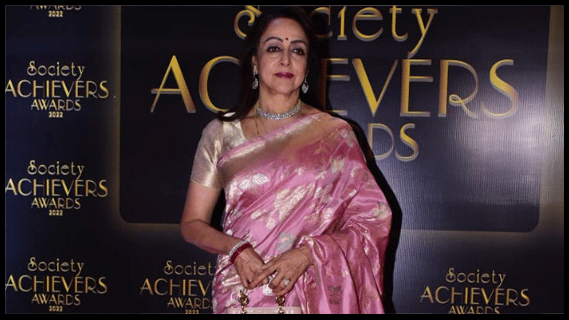 Hema Malini honored with Pride of Nation Award by Maharashtra Chief Minister Eknath Shinde