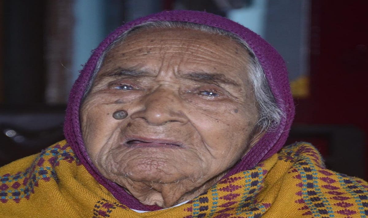 oldest woman voter of Jaunpur died at  age of 115  her husband was  freedom fighter