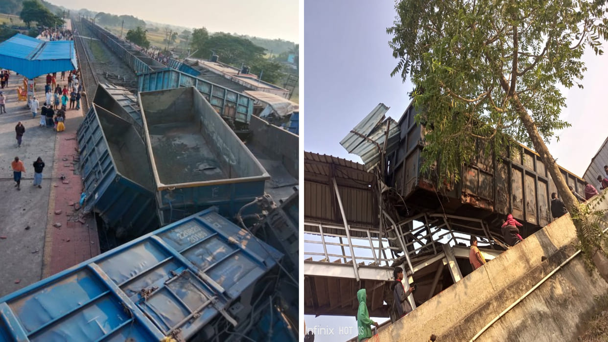 Three women killed child among seven injured as goods train derails in Odisha