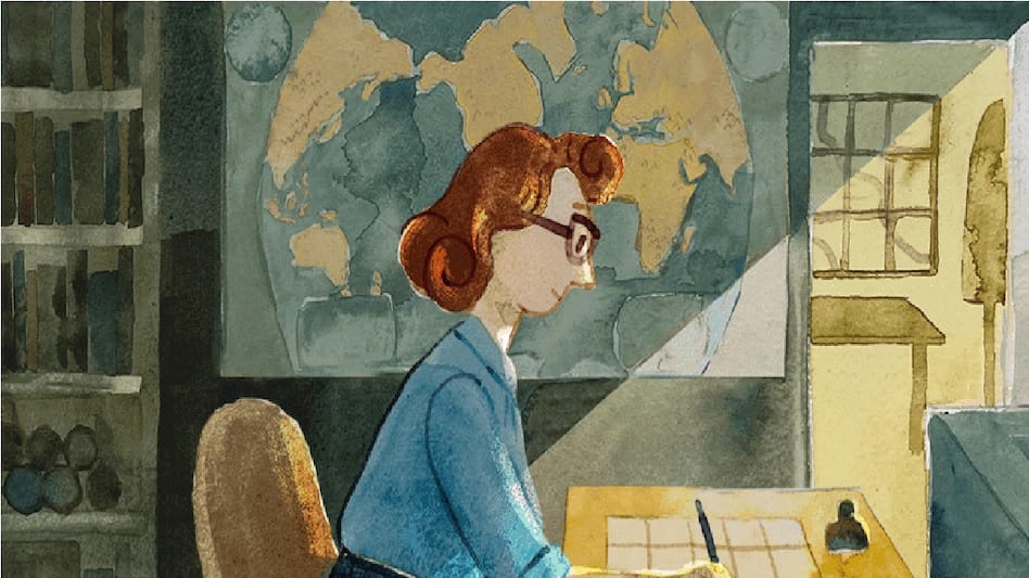 Google Doodle Today Google Celebrates Life of Cartographer Marie Tharp Know Her Contribution News in Hindi