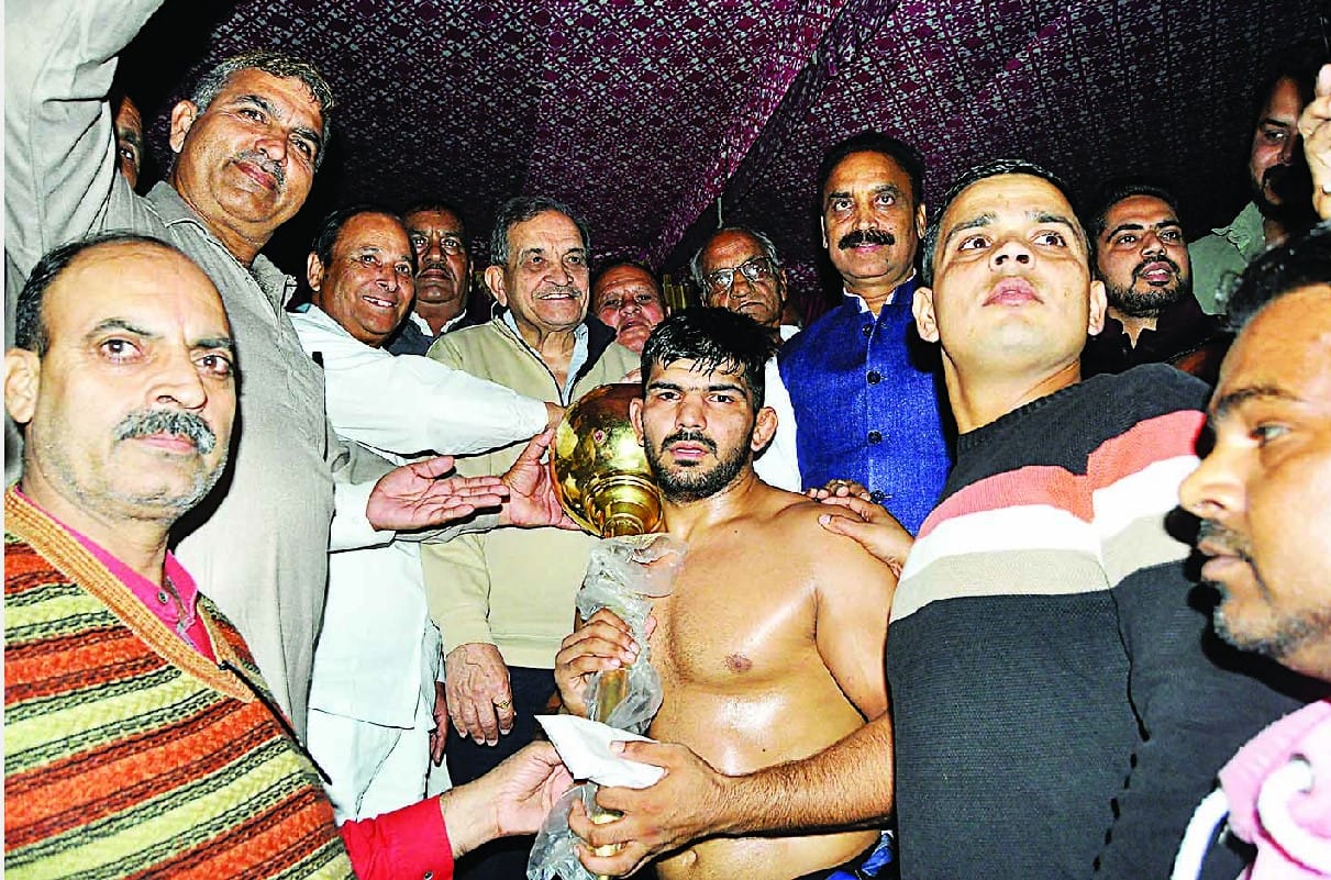 Rohtak's Robin won prize wrestling