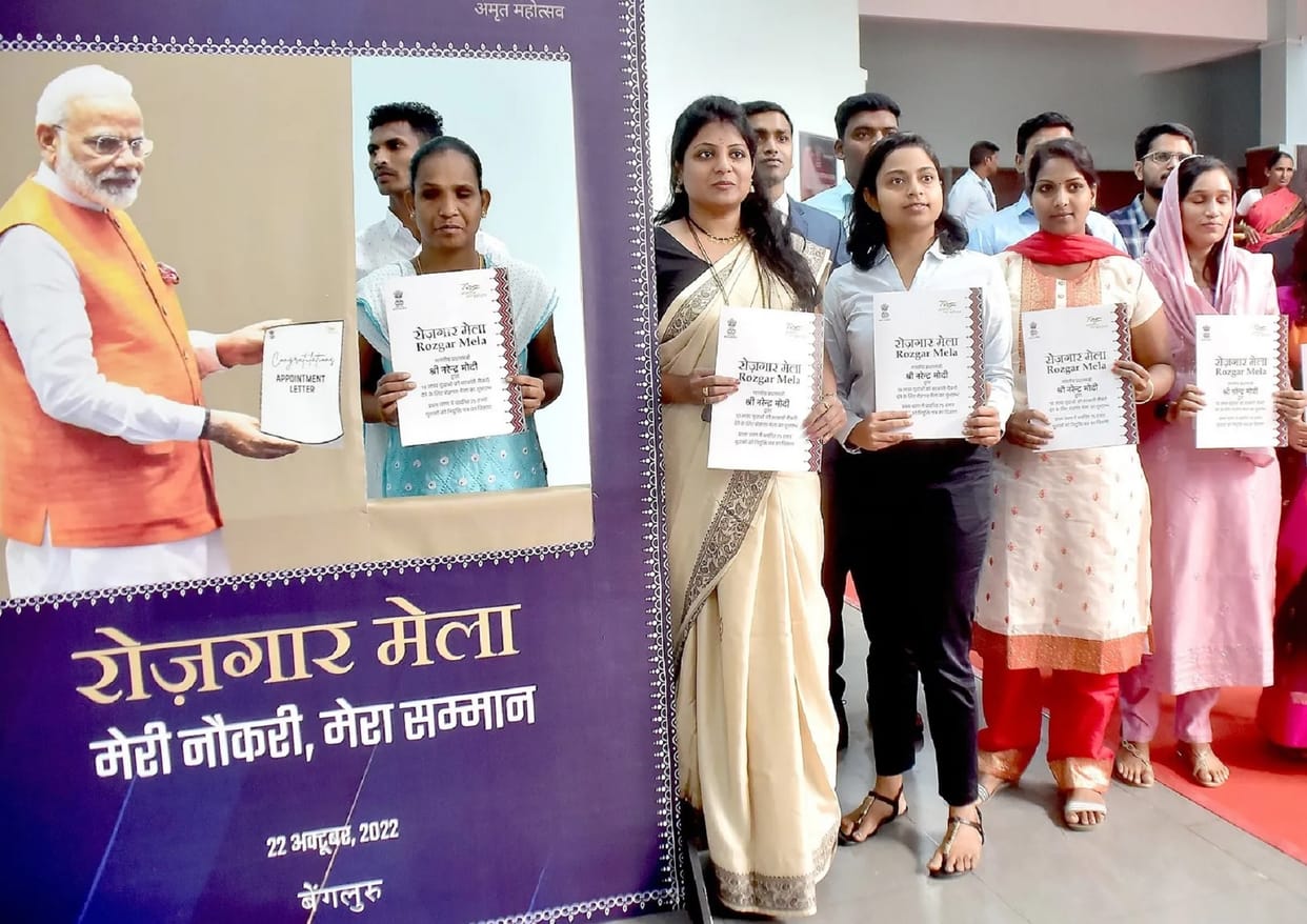 Rozgar Mela: PM Modi will distribute 71,000 appointment letters to newly inducted recruits on November 22